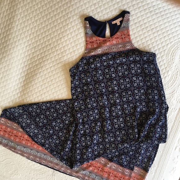 Maxi Dress small Gibson Latimar flowy side slits - Picture 3 of 8